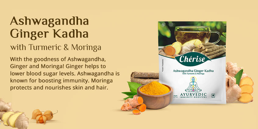Cherise Ayurvedic Ashwagandha Ginger Kadha Tea